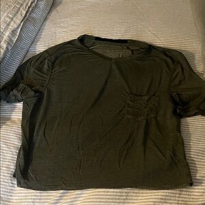 lululemon athletica Forest Green Short Sleeve Tee